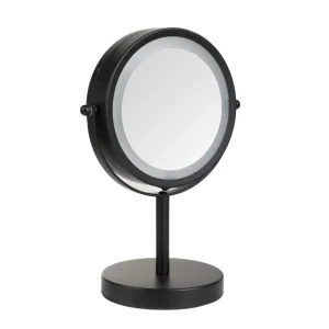 Lusterko Nolani Czarne Z Podswietleniem 18X12X26.5 Cm