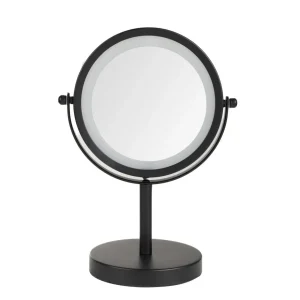 Lusterko Nolani Czarne Z Podswietleniem 18X12X26.5 Cm