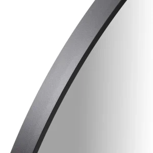 Lustro Elora Okragle Czarne 80X80 Cm