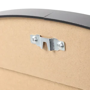 Lustro Elora Okragle Czarne 80X80 Cm