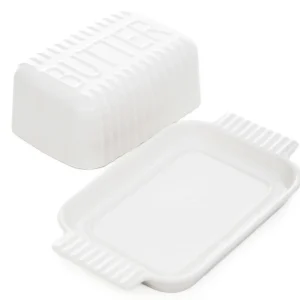 Maselniczka Felis Porcelanowa Biala 22X13X7 Cm