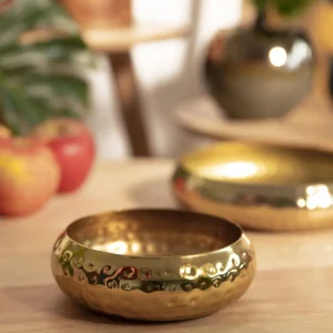 Misa Dekoracyjna Dritto Mlotkowana Zlota 12X12X4,5 Cm