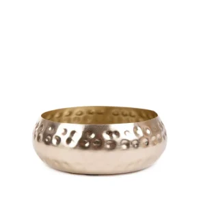 Misa Dekoracyjna Dritto Mlotkowana Zlota 12X12X4,5 Cm