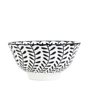 Miska Navia Czarna W Listki 16 Cm