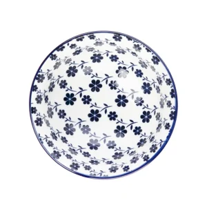 Miska Navia Granatowa W Kwiatuszki 12 Cm