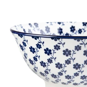 Miska Navia Granatowa W Kwiatuszki 16 Cm