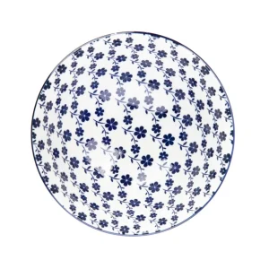 Miska Navia Granatowa W Kwiatuszki 16 Cm