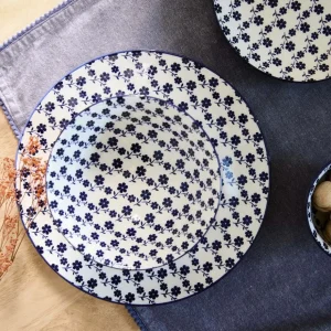 Miska Navia Granatowa W Kwiatuszki 16 Cm