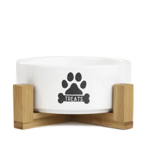 Miska Treats Dla Psa S Z Bambusowa Podstawa 13X7 Cm