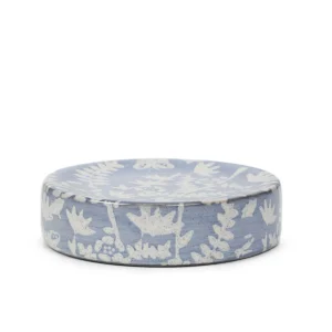 Mydelniczka Mirabel Niebieska We Wzory 10X10X2,5 Cm