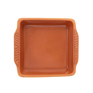 Naczyńie Do Zapiekania Tuzla Z Terakoty Brazowe 25X23