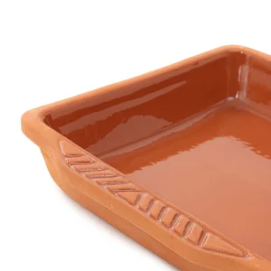 Naczyńie Do Zapiekania Tuzla Z Terakoty Brazowe 25X23