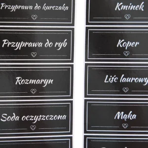 Naklejki Otto Prostokatne 42 Szt 5,2X2 Cm