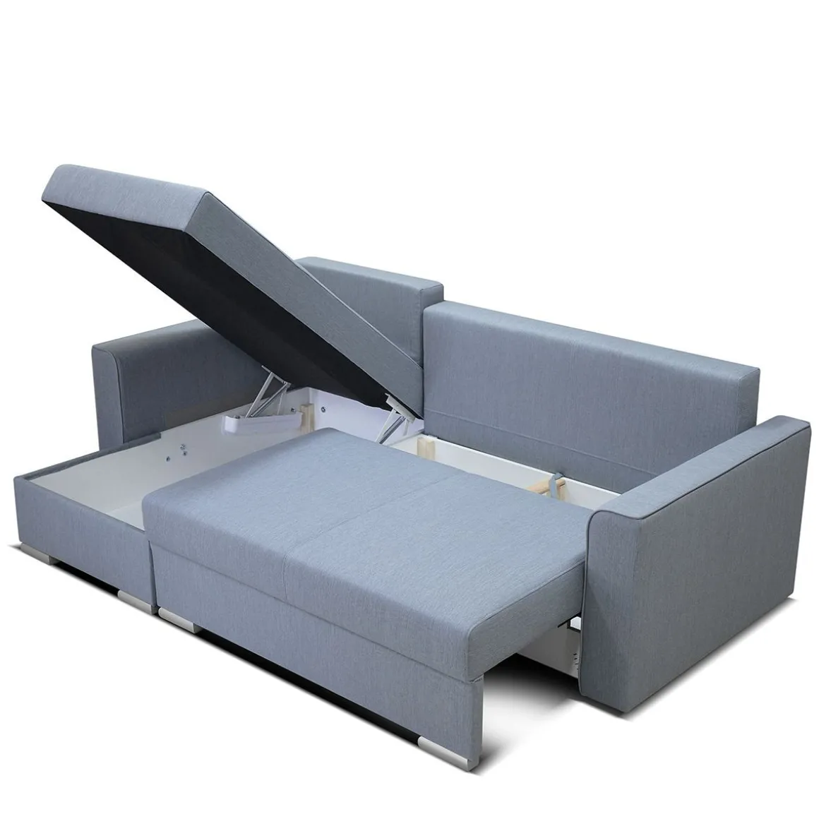 naroznik_floki_z_funkcja__3.webp Naroznik Floki Z Funkcja Spania I Pojemnikiem Na Pościel 230X85X144 Cm