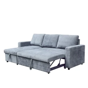 Naroznik Virev Naroznik Uniwersalny Z Funkcja Spania Ciemnoszary 215X76X85 Cm