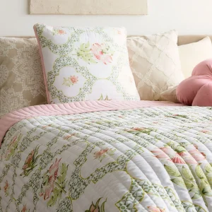 Narzuta Safi Pikowana W Kwiaty 200X220 Cm