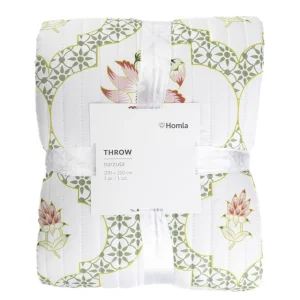 Narzuta Safi Pikowana W Kwiaty 200X220 Cm