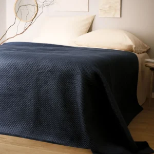 Narzuta Zemi Welurowa Granatowa 200X220 Cm