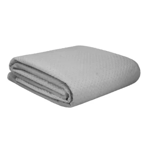 Narzuta Zemi Welurowa Szara 200X220 Cm