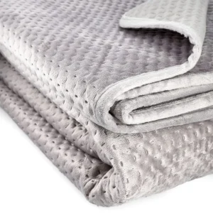 Narzuta Zemi Welurowa Szara 200X220 Cm