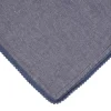Obrus Melange Granatowy Z Lamowka Kuleczkowa 130X180