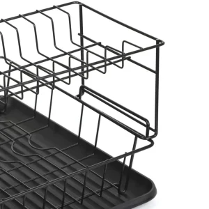 Ociekacz Kuchenny Breca Czarny Pietrowy 43X31X23 Cm