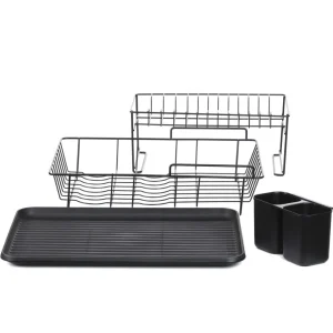 Ociekacz Kuchenny Breca Czarny Pietrowy 43X31X23 Cm