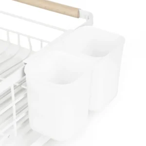 Ociekacz Kuchenny Plystre Bialy 42X31X13 Cm