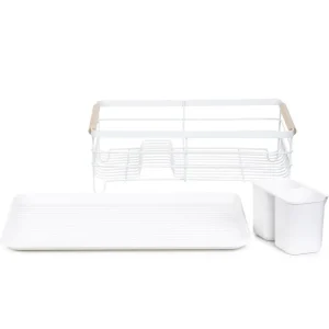 Ociekacz Kuchenny Plystre Bialy 42X31X13 Cm