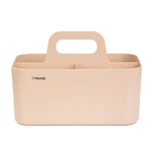 Organizer Delyth Plastikowy Rozowy Duzy 25X15,5X17 Cm