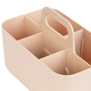 Organizer Delyth Plastikowy Rozowy Duzy 25X15,5X17 Cm