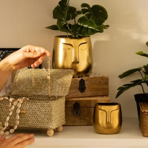 Oslonka Face Zlota 15X14 Cm