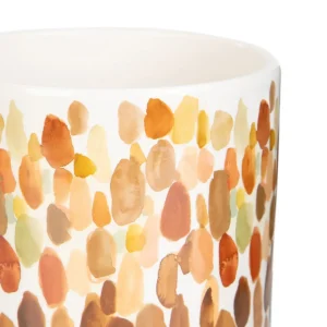 Oslonka Na Doniczke Azul W Bezowe Plamki 13X13X11 Cm