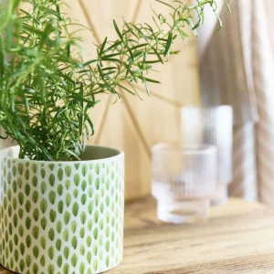 Oslonka Na Doniczke Barg W Listki 13X13X11 Cm