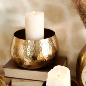 Oslonka Na Doniczke Dritto Mlotkowana Zlota 19X19X12 Cm