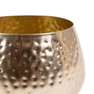 Oslonka Na Doniczke Dritto Mlotkowana Zlota 14X14X9 Cm