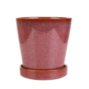 Oslonka Na Doniczke Maya Z Podstawka Marsala 13,6X13,6X13,6 Cm