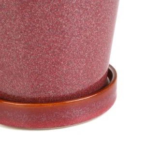 Oslonka Na Doniczke Maya Z Podstawka Marsala 13,6X13,6X13,6 Cm