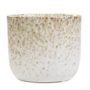 Oslonka Na Doniczke Oasis Z Bezowym Wzorem 13X13X11,5 Cm