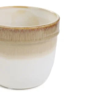 Oslonka Na Doniczke Oasis Ceramiczna Bezowa 12X12X10,5 Cm