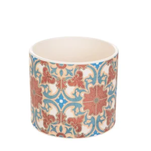 Oslonka Na Doniczke Storia We Wzor Azulejo 13X13X11 Cm