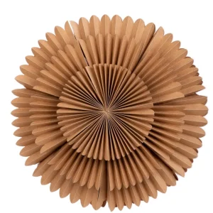 Ozdoba Papierowa Z Ledem Shallow Naturalna 50 Cm