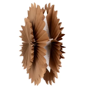 Ozdoba Papierowa Z Ledem Shallow Naturalna 50 Cm