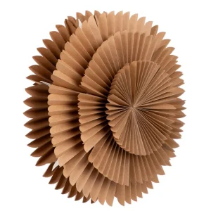 Ozdoba Papierowa Z Ledem Shallow Naturalna 50 Cm