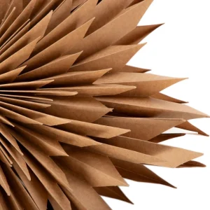 Ozdoba Papierowa Z Ledem Shallow Naturalna 50 Cm