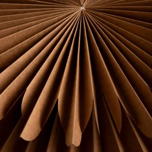 Ozdoba Papierowa Z Ledem Shallow Naturalna 50 Cm