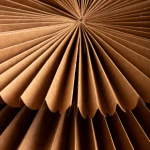 Ozdoba Papierowa Z Ledem Shallow Naturalna 50 Cm