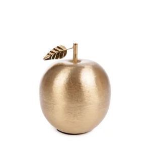 Ozdoba Stojaca Girona Jablko Zlote 14X14X15