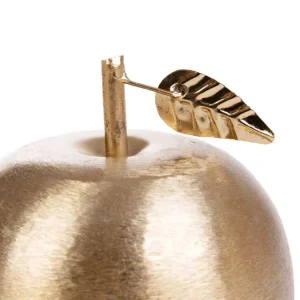 Ozdoba Stojaca Girona Jablko Zlote 14X14X15