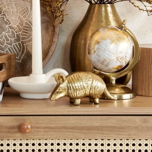 Ozdoba Stojaca Girona Pancernik Zloty 16X6X7 Cm